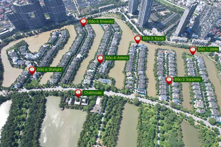 Cấu trúc mặt bằng nhánh đảo phía Đông