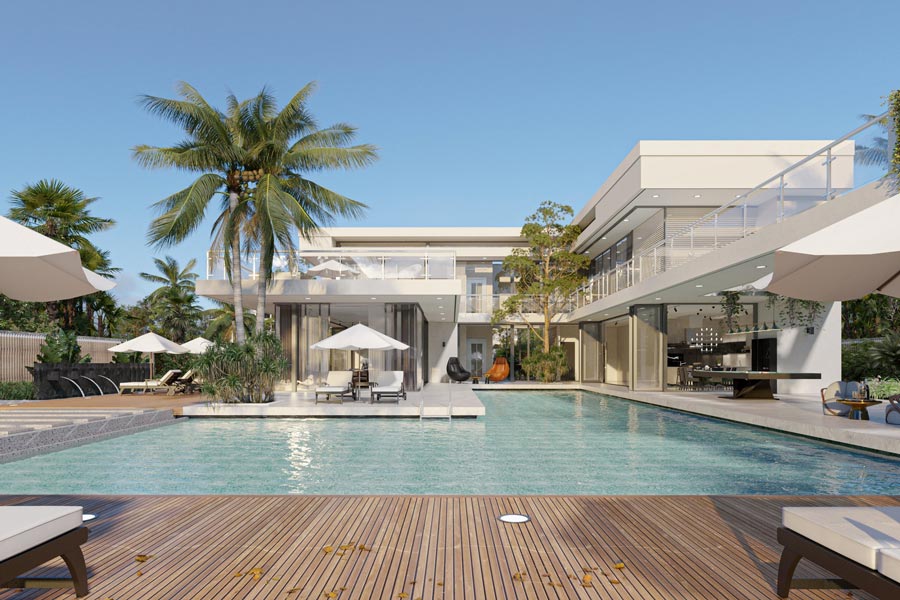 Đặc điểm nổi bật của hồ bơi biệt thự