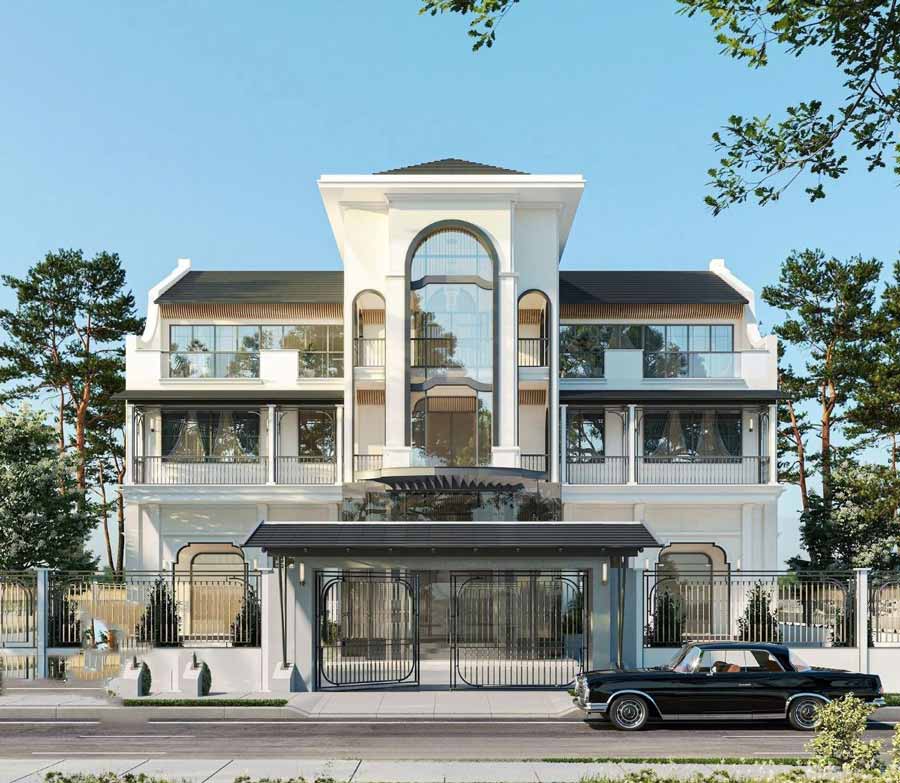 Đặc trưng về vật liệu – kết cấu phù hợp quy mô 400m2