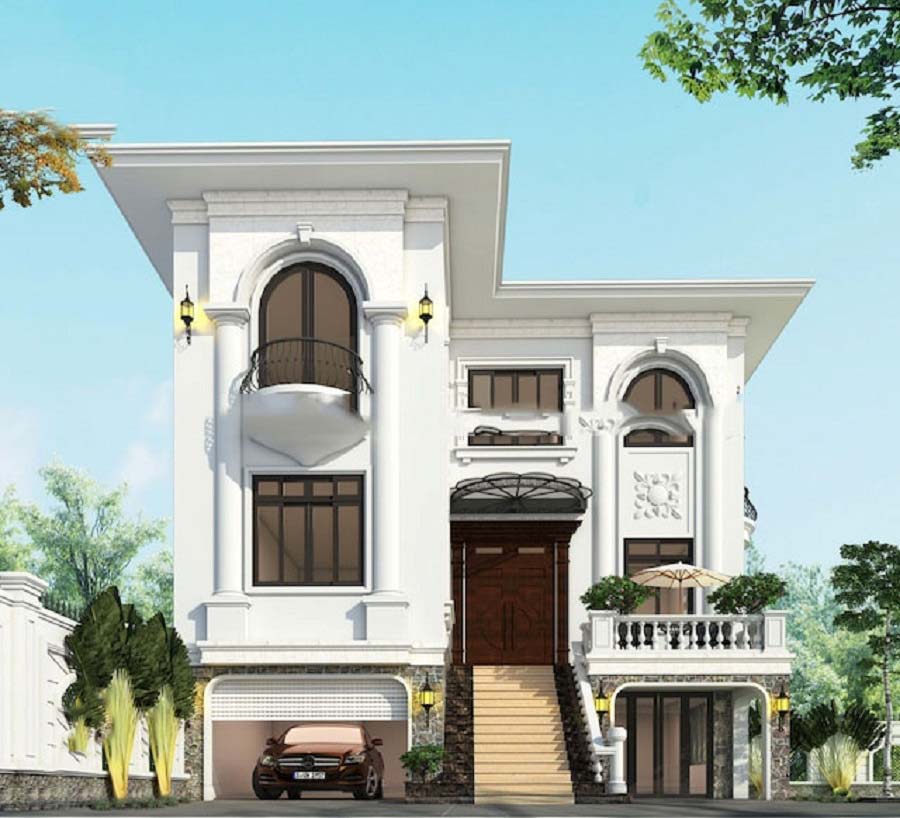 Kết cấu và móng cho biệt thự có tầng hầm