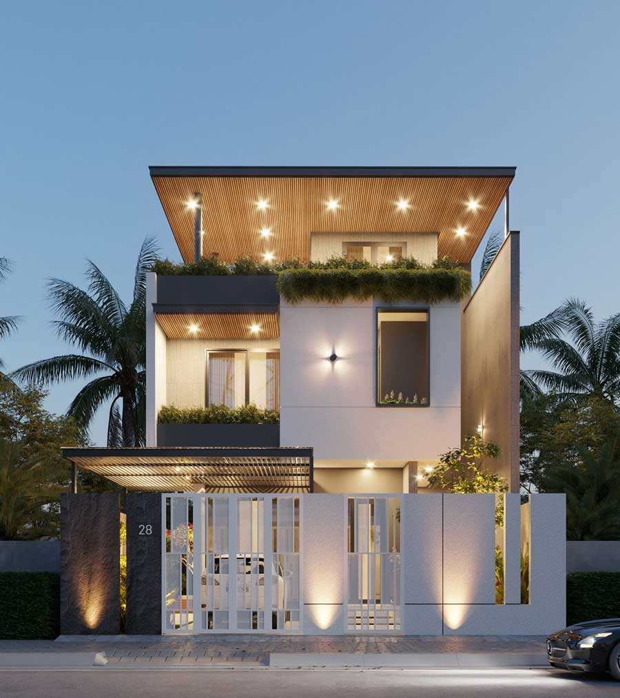 Lựa chọn phong cách kiến trúc thống nhất từ ngoài vào trong