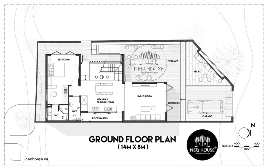 Nhà 2 tầng 800 triệu – Tối đa hóa diện tích sử dụng
