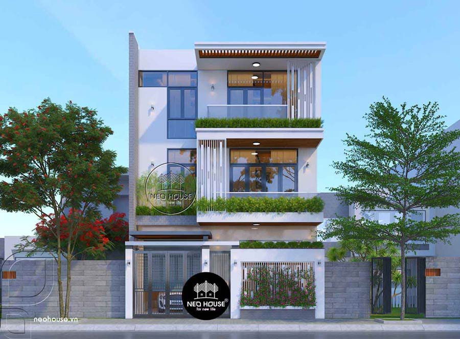 Biệt thự 8x12m 3 tầng có gara