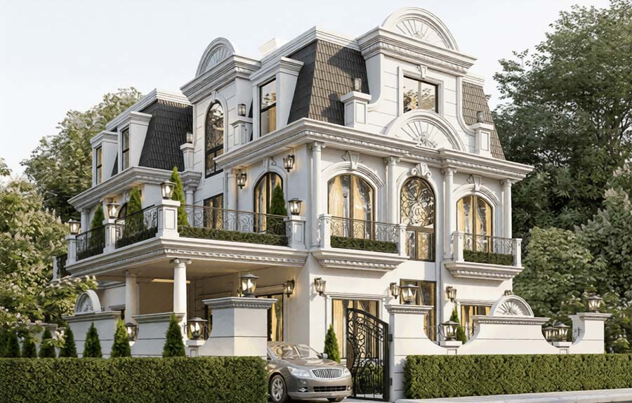 Mẫu biệt thự kiểu Anh. Ảnh 24