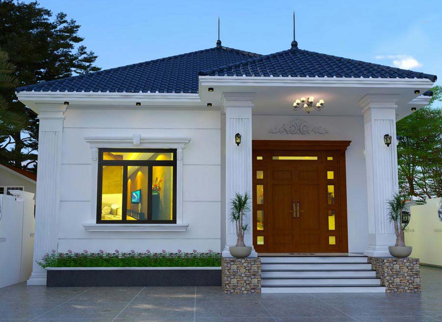 Mẫu nhà 800 triệu 3 phòng ngủ