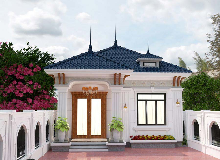 Xây nhà 800 triệu như biệt thự ở nông thôn