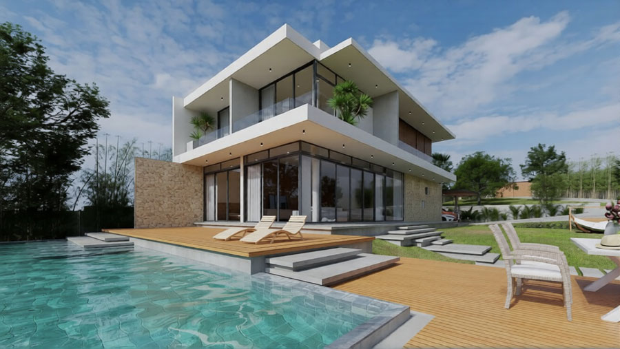 Một số tiêu chuẩn thiết kế kích thước hồ bơi biệt thự khác