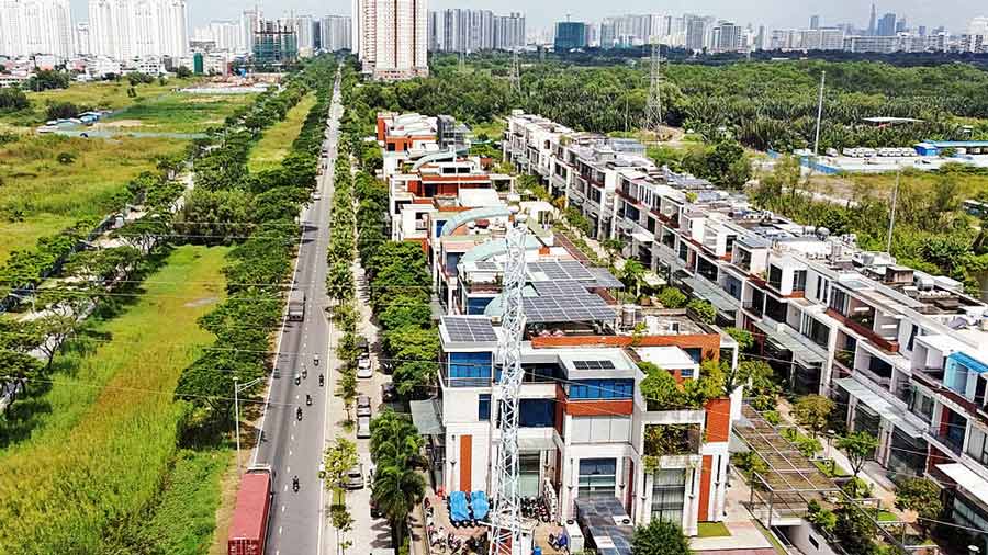 Quy hoạch đất biệt thự trong khu dân cư mới