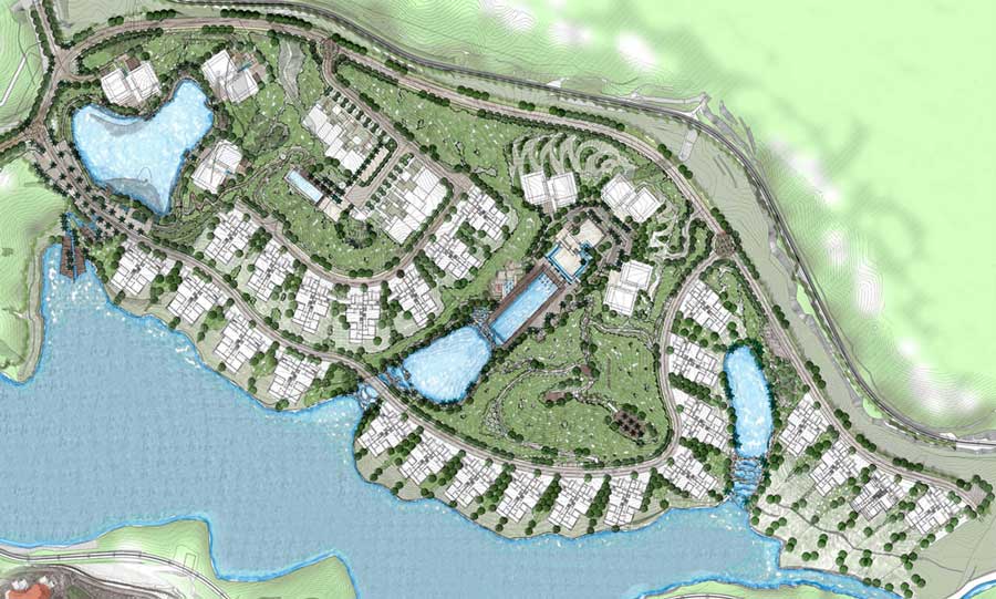 Quy hoạch đất biệt thự ven hồ – ven sông – sinh thái