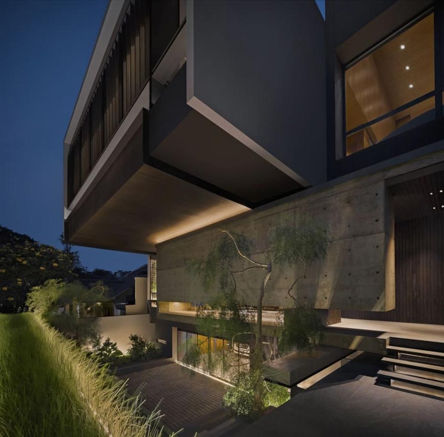 Thiết kế biệt thự nghỉ dưỡng có tầng hầm làm phòng giải trí