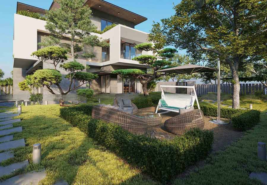 Thiết kế biệt thự xanh đô thị