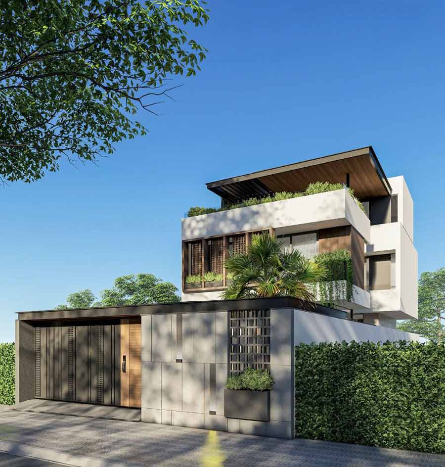 Thiết kế biệt thự xanh đô thị