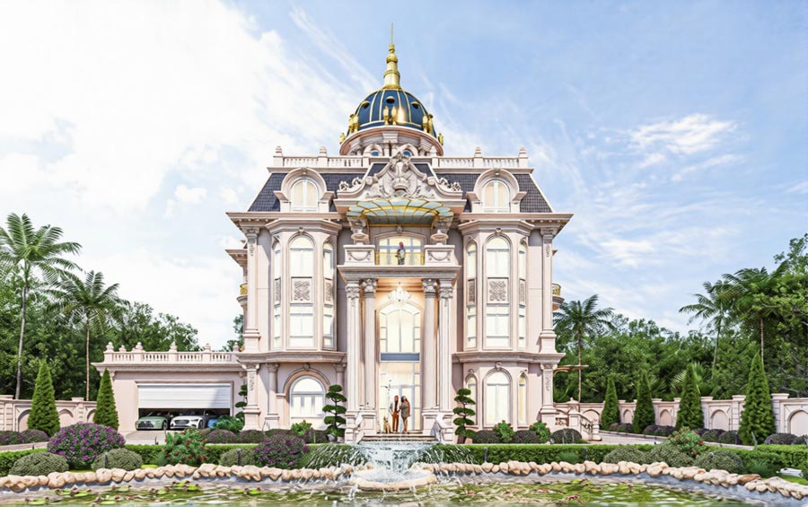 Thiết kế lâu đài tân cổ điển
