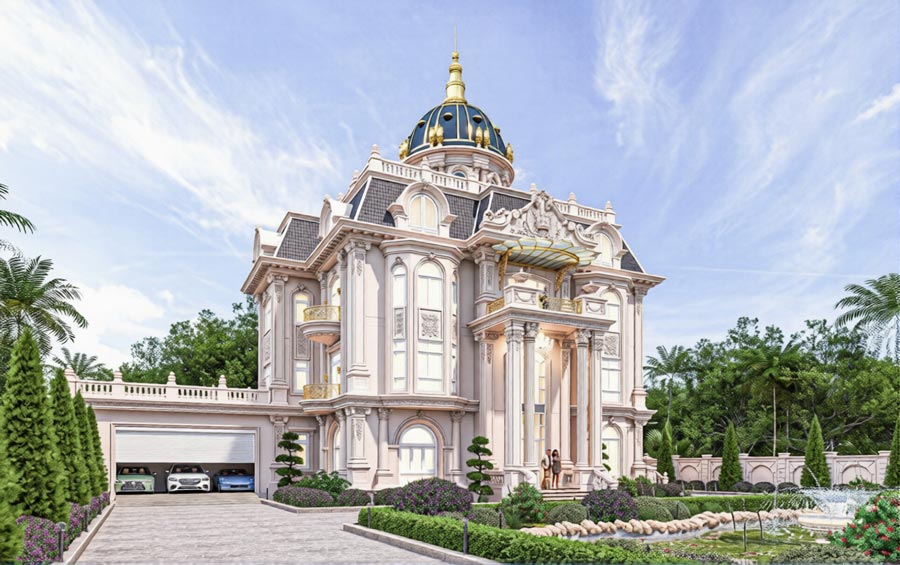 Thiết kế lâu đài tân cổ điển