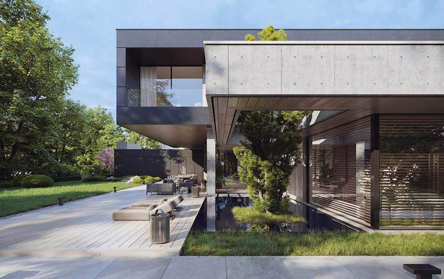 Tối ưu không gian xanh và tiểu cảnh nước