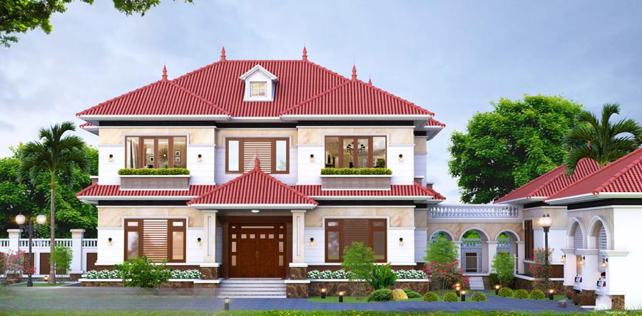 Vì sao màu ngói đỏ tạo nên nét đặc trưng Á Đông