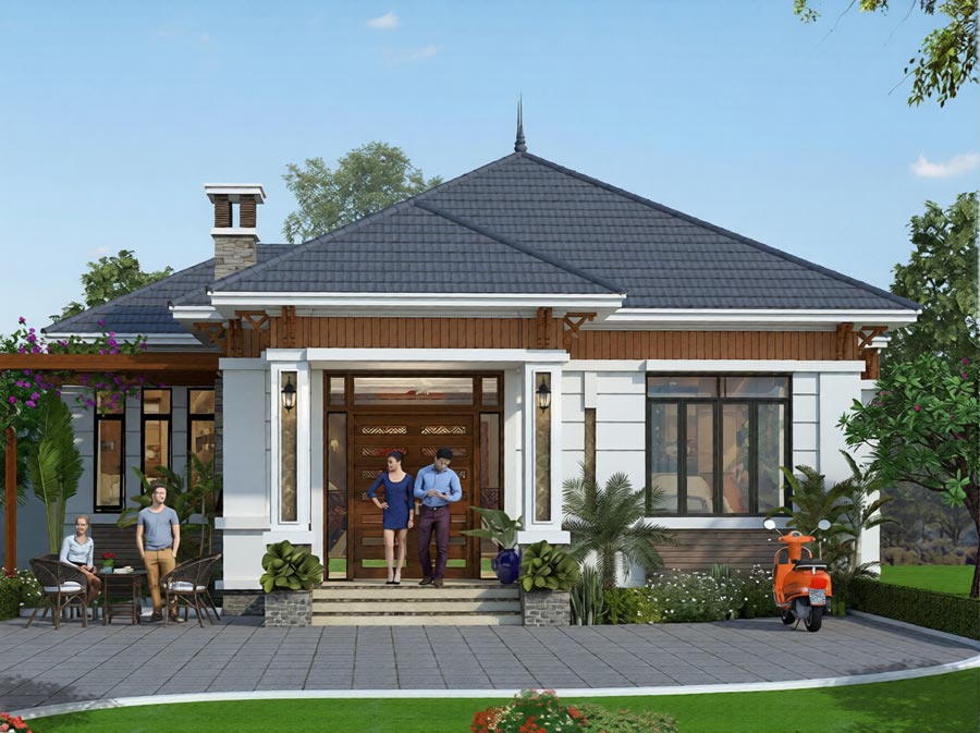 Với ngân sách 1,5 tỷ có thể xây được biệt thự như thế nào?