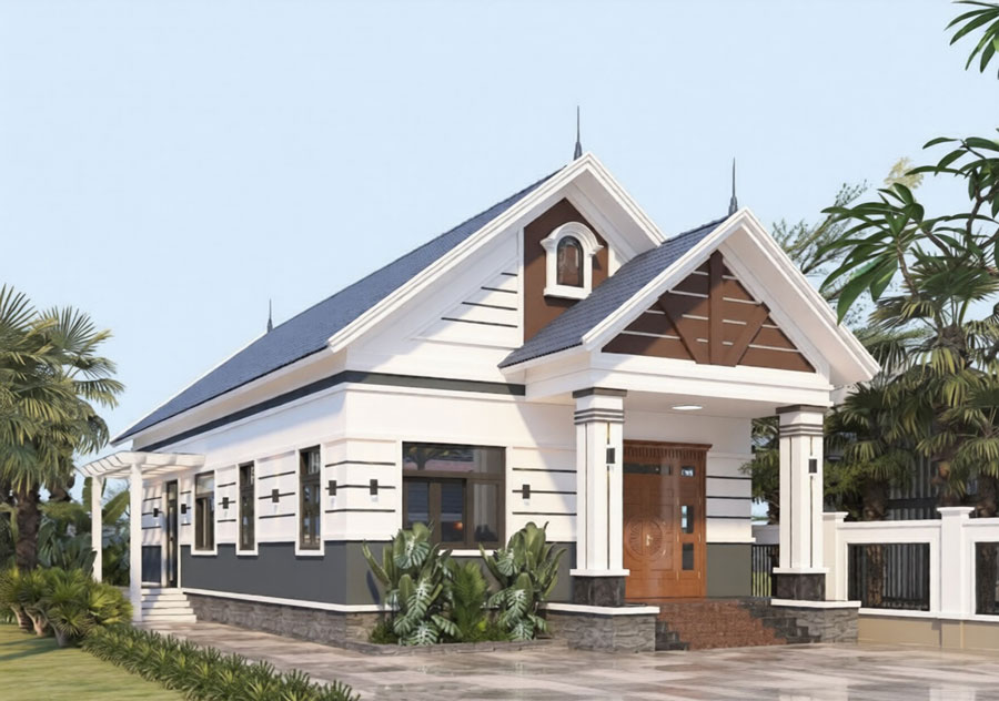 Xây biệt thự với 1,5 tỷ