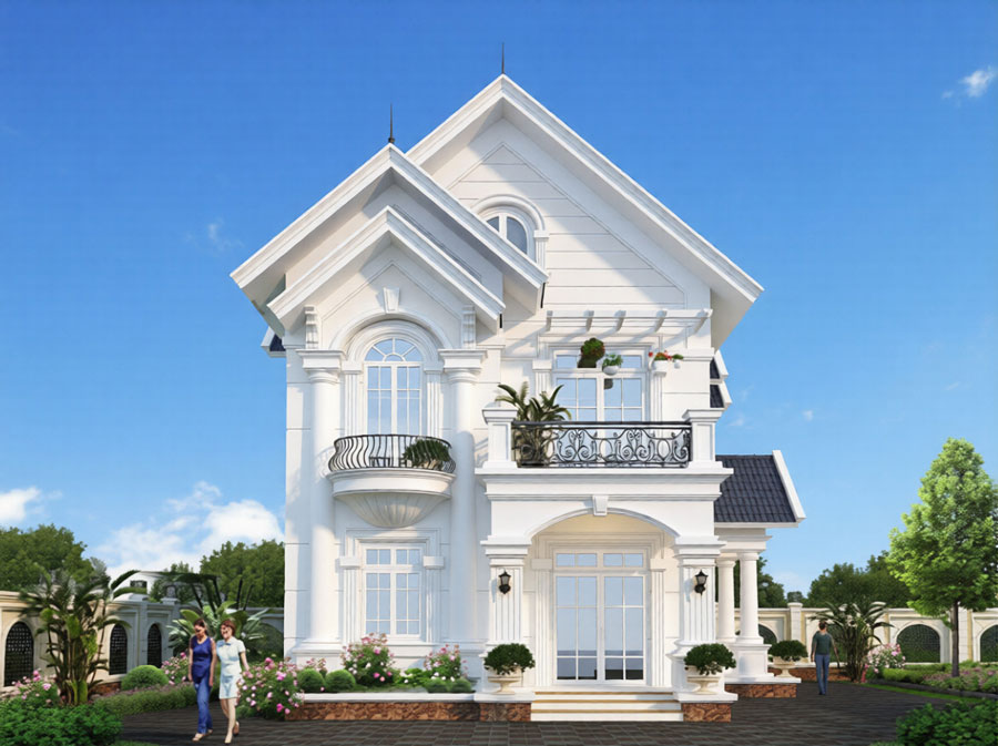 Xây biệt thự với 1,5 tỷ