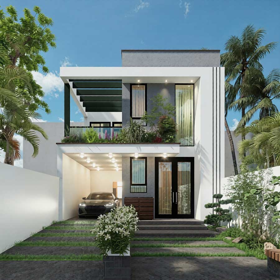 Xây biệt thự với 1,5 tỷ