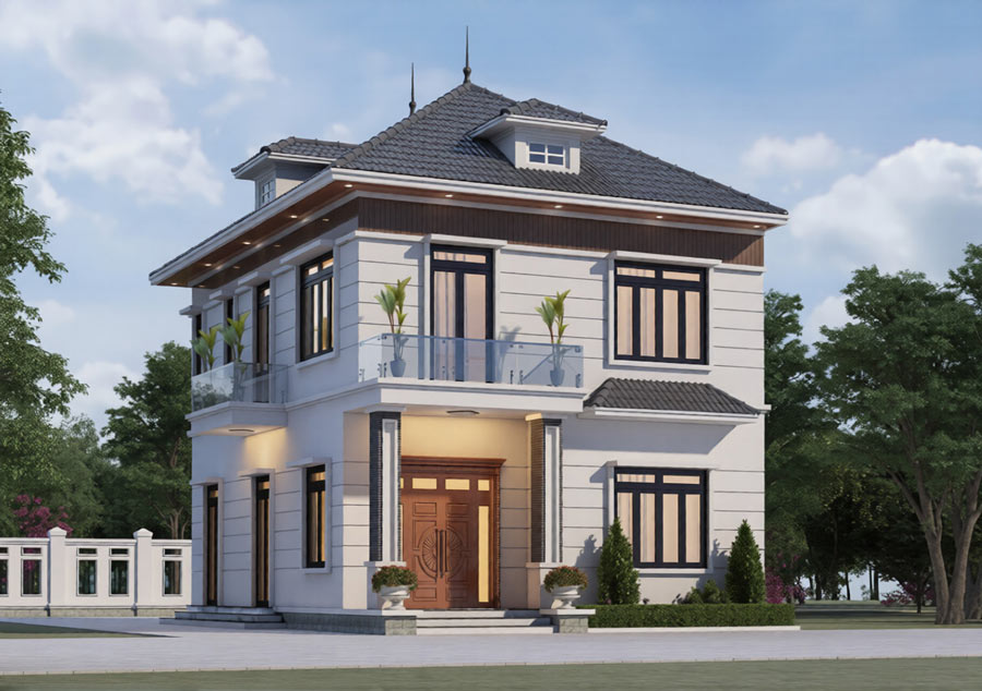 Xây biệt thự với 1,5 tỷ