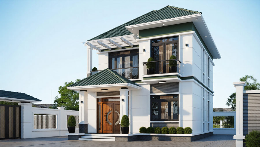 Xây biệt thự với 1,5 tỷ