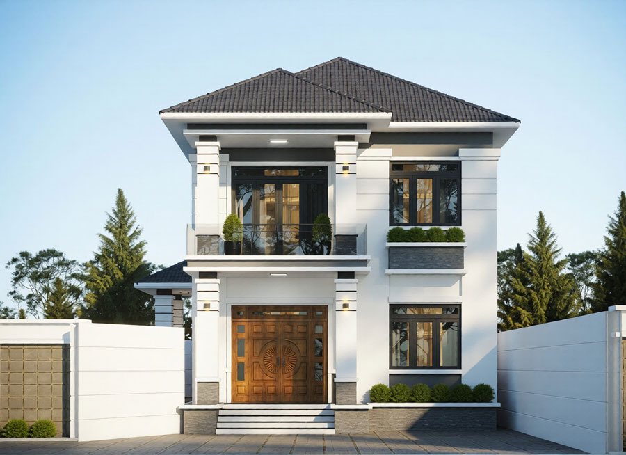 Xây biệt thự với 1,5 tỷ