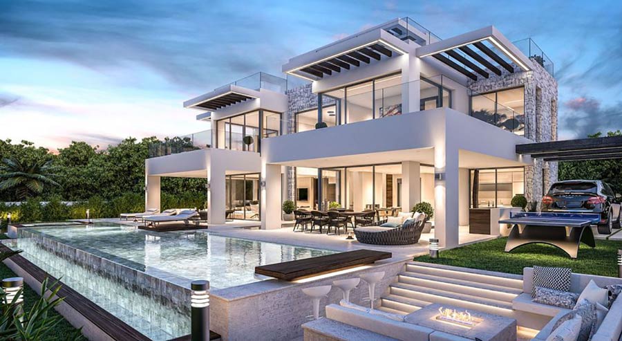 Thiết kế biệt thự nghỉ dưỡng 3000m2 có hồ bơi