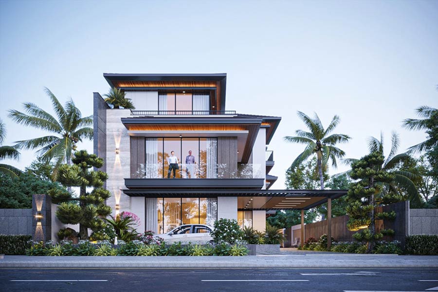 Mẫu biệt thự 3 tầng 7 tỷ đẳng cấp và bề thế