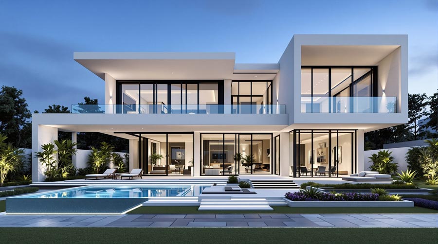 Mẫu thiết kế biệt thự 7 tỷ có hồ bơi