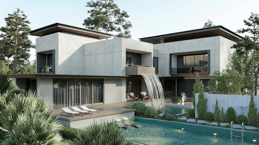 Mẫu biệt thự mái bằng 7 tỷ hiện đại