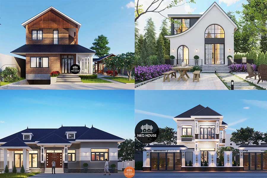 TOP 35+ Mẫu Biệt Thự Mái Dốc Đẹp, Hiện Đại & Ấn Tượng Nhất