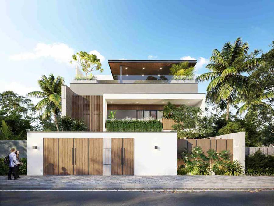 Biệt thự phố 7 tỷ 3 tầng