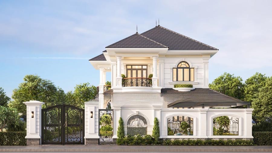 Kết hợp vật liệu hiện đại và truyền thống