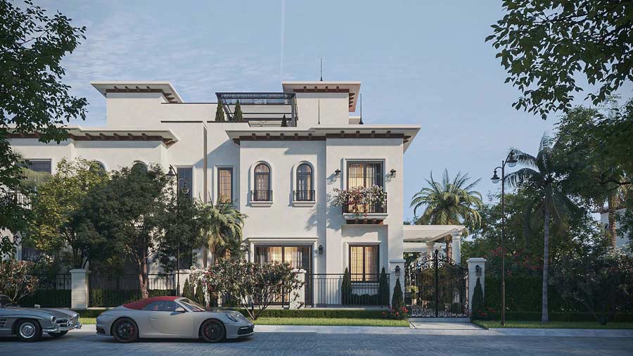 Mẫu biệt thự đẹp 7 tỷ phong cách Địa Trung Hải