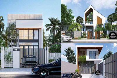 TOP 45+ Mẫu Nhà Mặt Tiền 5m 2 Tầng Đẹp & Tối Ưu Công Năng