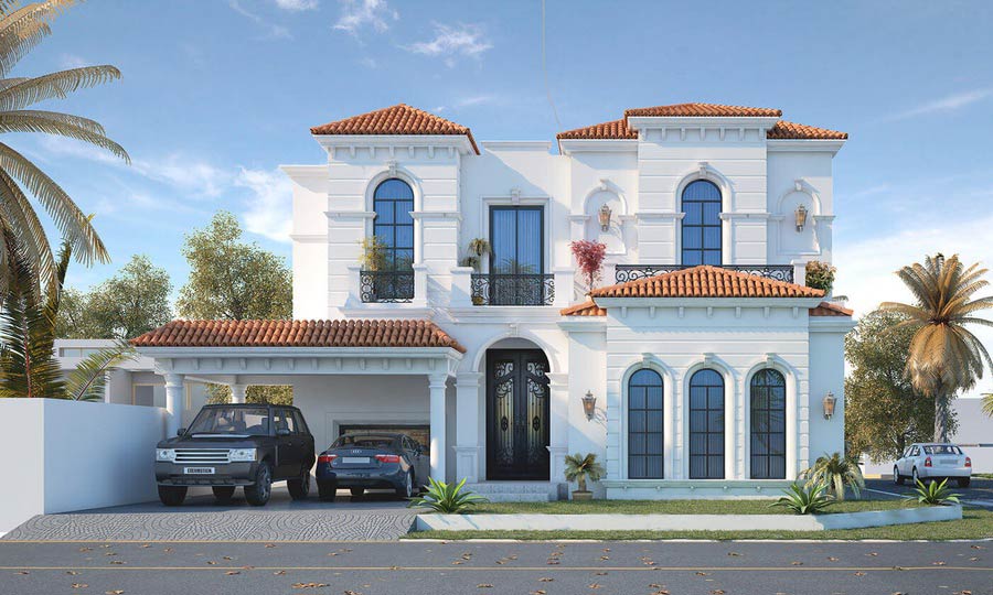 Thiết kế biệt thự Địa Trung Hải nghỉ dưỡng