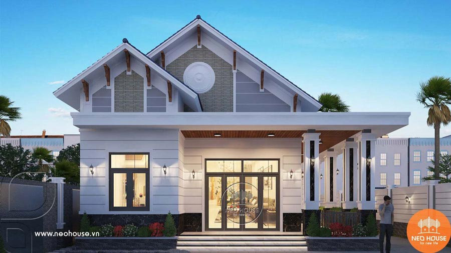 Biệt thự mái Thái nổi bật tại Hải Dương