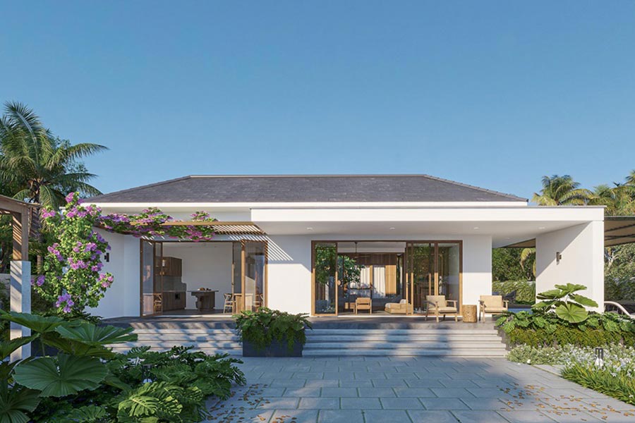 Biệt thự nhà vườn gần gũi thiên nhiên