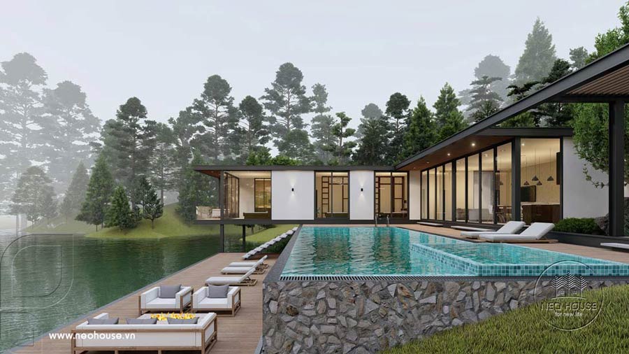 Biệt thự nghỉ dưỡng có hồ bơi cao cấp