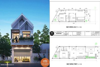 35+ Mẫu Nhà 2 Tầng 3 Phòng Ngủ Tiện Nghi & Tối Ưu Công Năng
