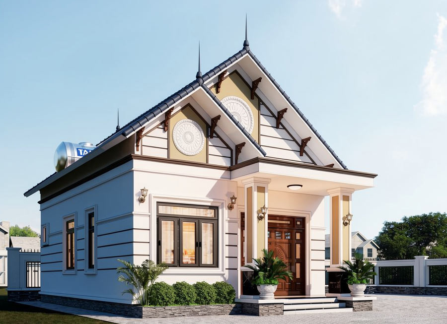 Báo giá thiết kế và thi công nhà 1 tầng 2 phòng ngủ trọn gói tại NEOHouse