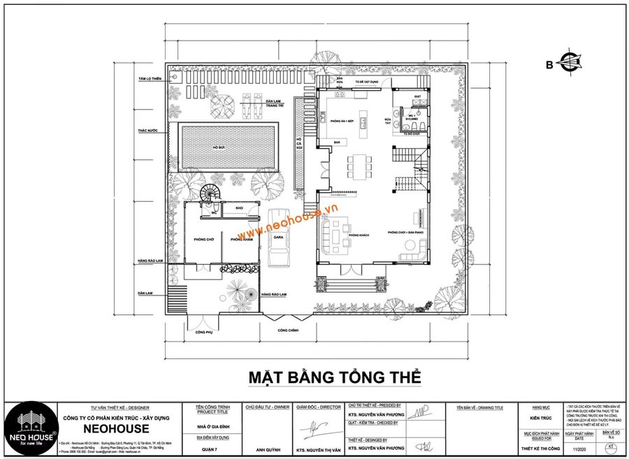 Mặt bằng công năng nhà phố 2 tầng 2 mặt tiền 4 phòng ngủ