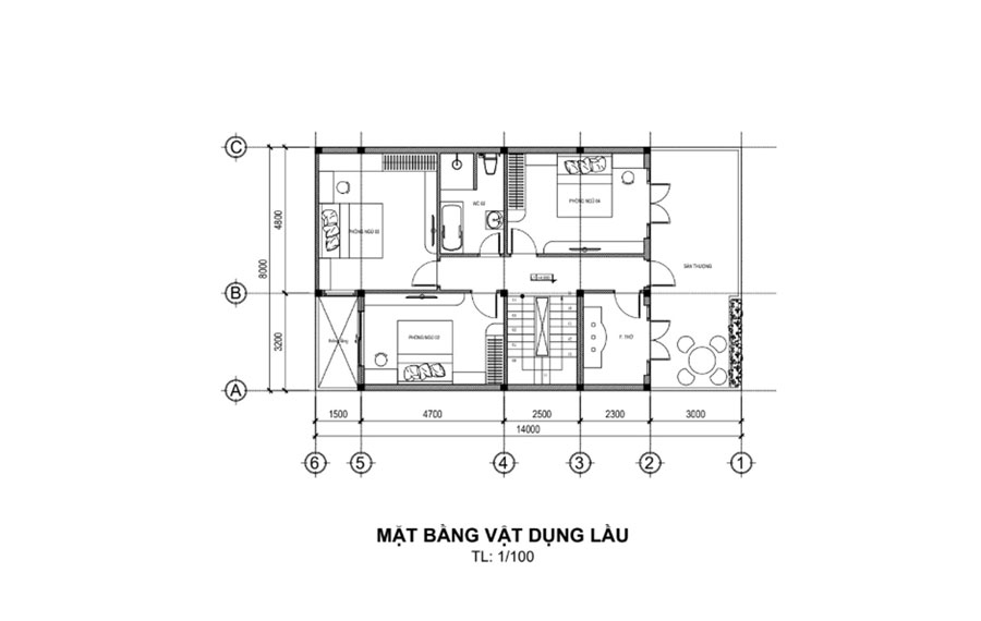 Tham khảo cách bố trí mặt bằng công năng nhà 2 tầng 500 triệu