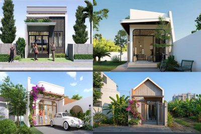 55+ Mẫu mặt tiền nhà phố 4m 1 tầng đẹp, hiện đại nhất 2026