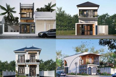 35+ Mẫu Nhà 2 Tầng Mặt Tiền 4m Được Yêu Thích Nhất 2026