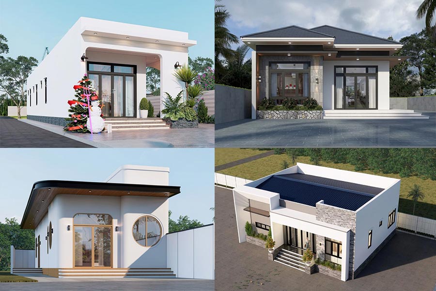 TOP 55+ Mẫu nhà 500 triệu 1 tầng đẹp, tiết kiệm chi phí