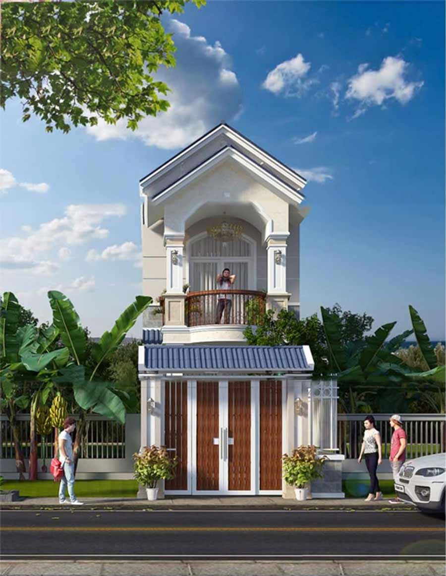 Nhà mái thái 500 triệu 2 phòng ngủ