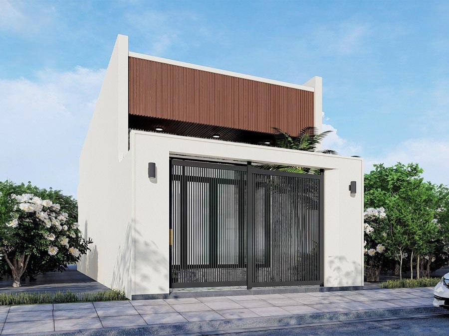 Mẫu thiết kế mặt tiền nhà phố 5x18m 1 tầng
