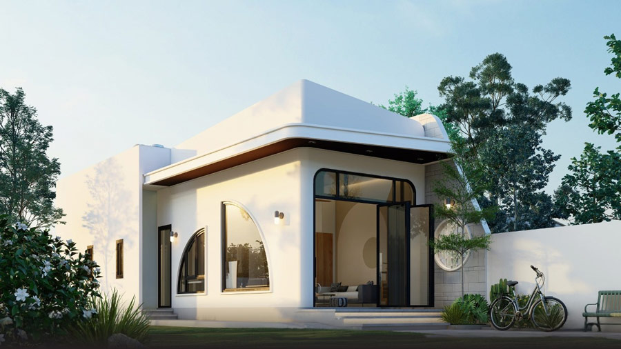 Mặt tiền nhà phố 5x20m 1 tầng